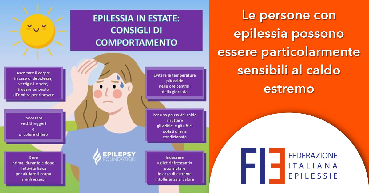 Epilessia in estate: consigli di comportamento