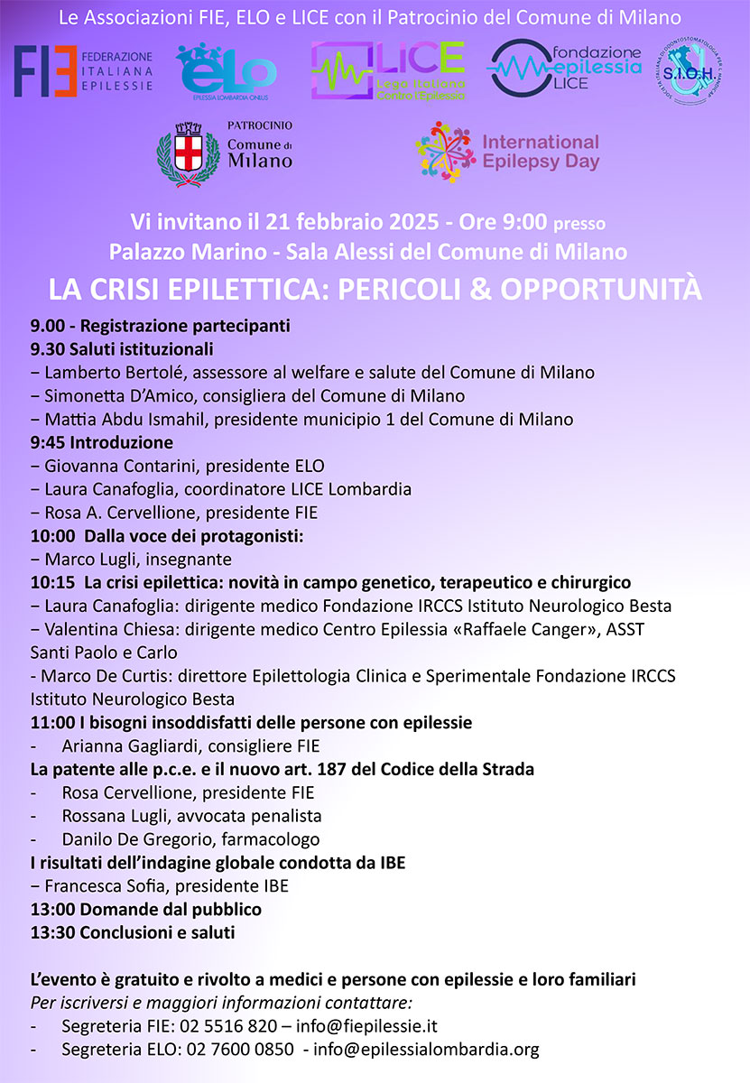 Convegno Epilessia: La Crisi Epilettica 2025